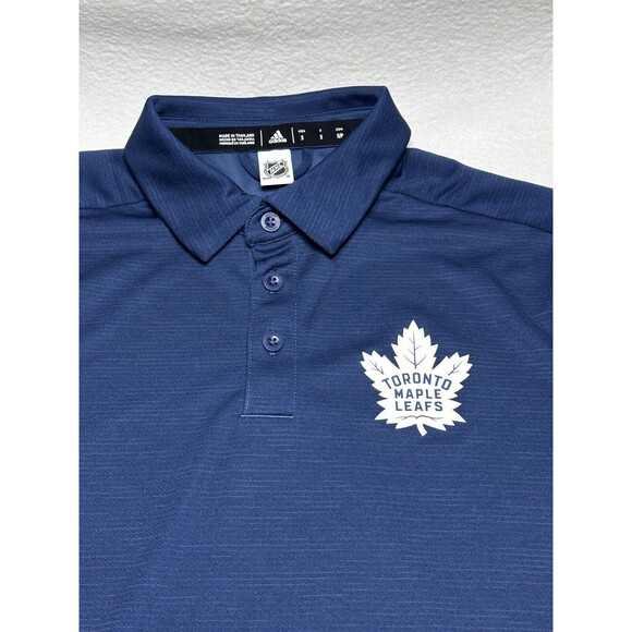 adidas Other - NEW Adidas Toronto Maple Leafs Game Mode Polo Golf Shirt Men’s Small NWT Hockey